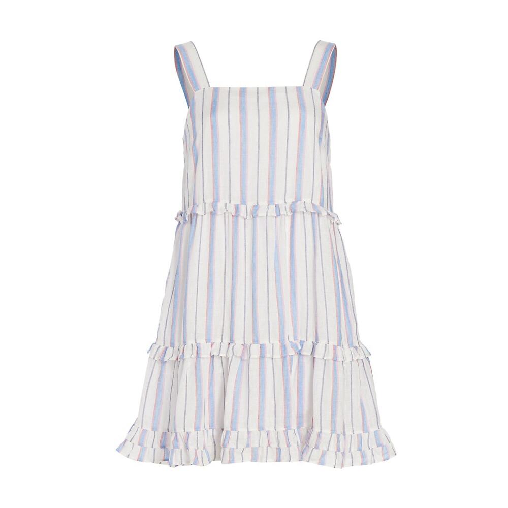 Rails 'Sandy' Blue Cotton Stripe Tank Mini Dress Size XS